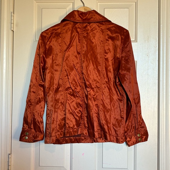 Ruby Rd. Women's Metallic Copper Utility Jacket - Picture 3 of 7